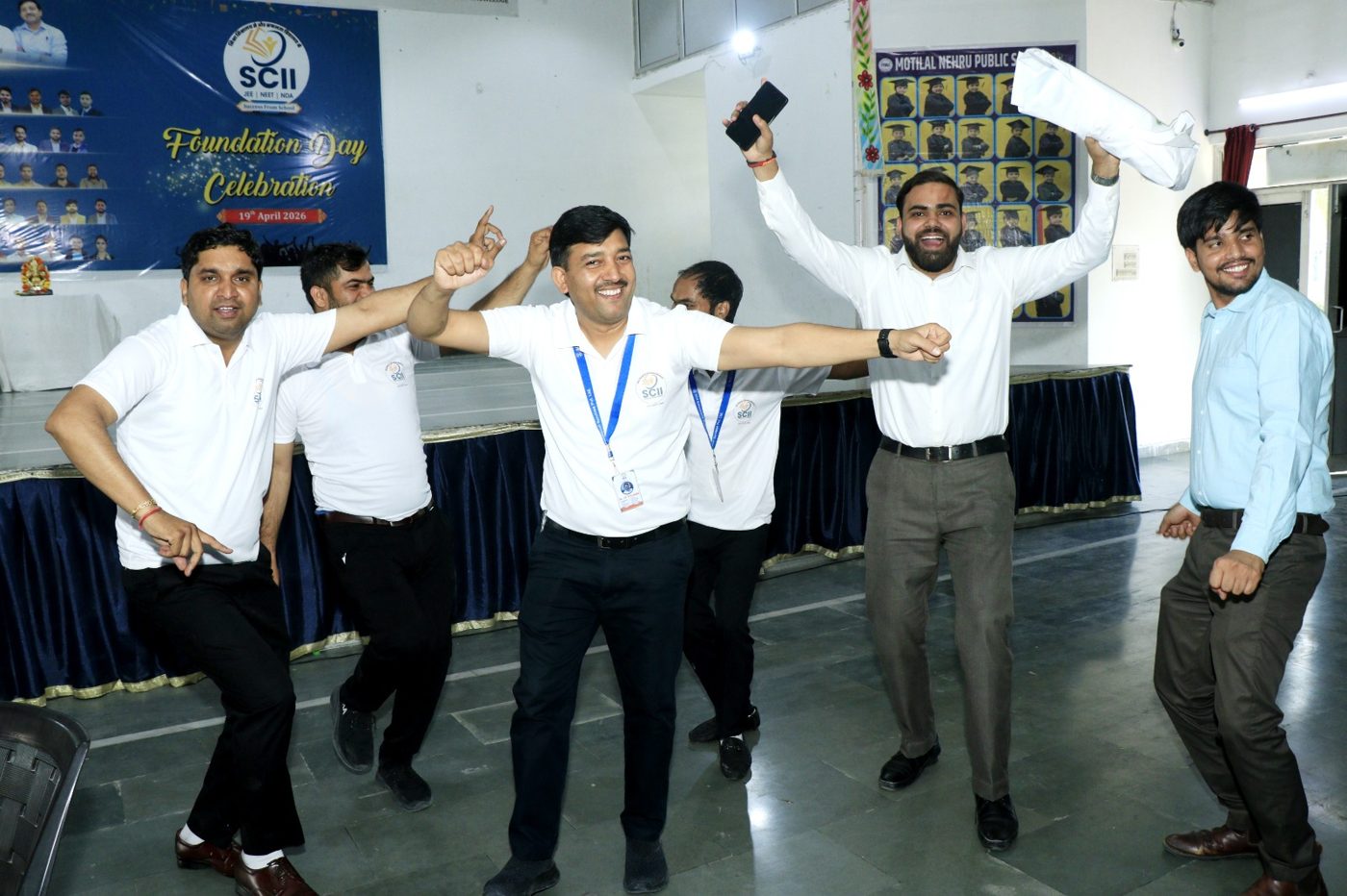 SCII team celebrating Foundation Day